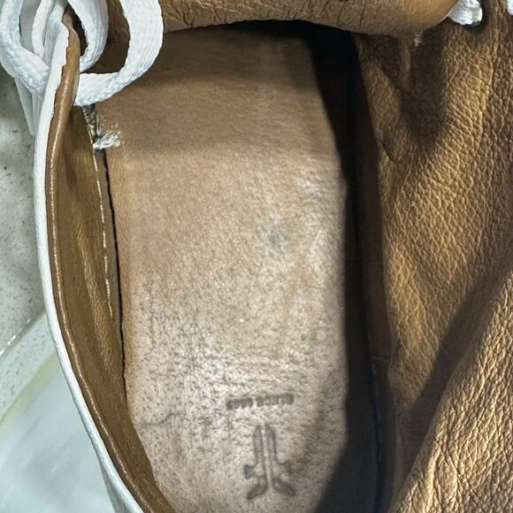 FRYE Astor 3481580-WHT Mid Lace Classic Hi Top Leather Sneaker Shoes Size 10.5 D - Picture 14 of 14